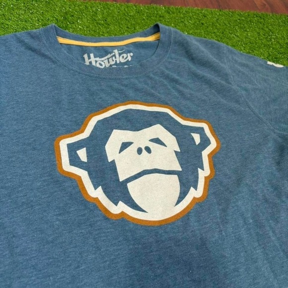 Howler Bros Men's Size‎ Medium Graphic T-Shirt Logo Long Sleeve Blue - Picture 2 of 8